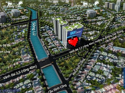Sky Central project, Hoang Mai, Hanoi, Vietnam Sky Central project, Hoang Mai, Hanoi, Vietnam