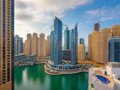 Dubai Marina Moon, United Arab Emirates  Dubai Marina Moon, United Arab Emirates