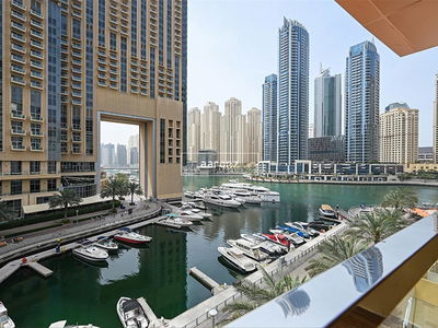 Dubai Marina Moon, United Arab Emirates  Dubai Marina Moon, United Arab Emirates