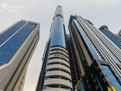 Blue Tower, United Arab Emirates  Blue Tower, United Arab Emirates