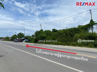 Land for rent, 2-2-8 rai, next to Bang Khun Thian Chai Thale Road, Rama II Road (Rama 2), near the Elderly Hospital, Bangkok, Thailand Land for rent, 2-2-8 rai, next to Bang Khun Thian Chai Thale Road, Rama II Road (Rama 2), near the Elderly Hospital, Bangkok, Thailand