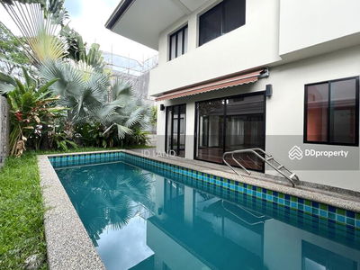 Single House with private pool for rent thonglor area, Bangkok, Thailand Single House with private pool for rent thonglor area, Bangkok, Thailand